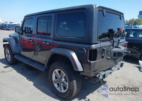 2022 Jeep Wrangler Unlimited Sahara 4X4 from USA, damaged, VIN 1C4HJXEM9NW243895